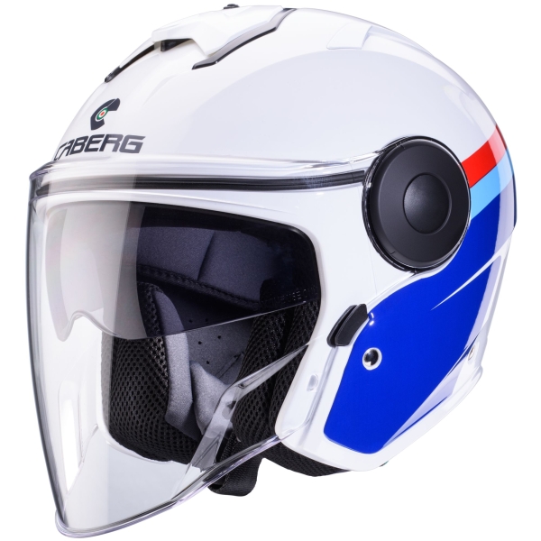 Caberg Helm Soho Zephir weiß/blau-rot