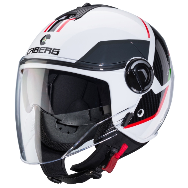 Caberg Helm | Riviera V4 X | Geo | Italia weiß/schwarz-grün-rot