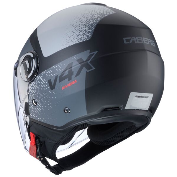 Caberg Helm | Riviera V4 X | Alpha | matt-schwarz/anthrazit-grau