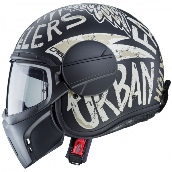 Caberg Helm Ghost Nuke matt-schwarz/grau