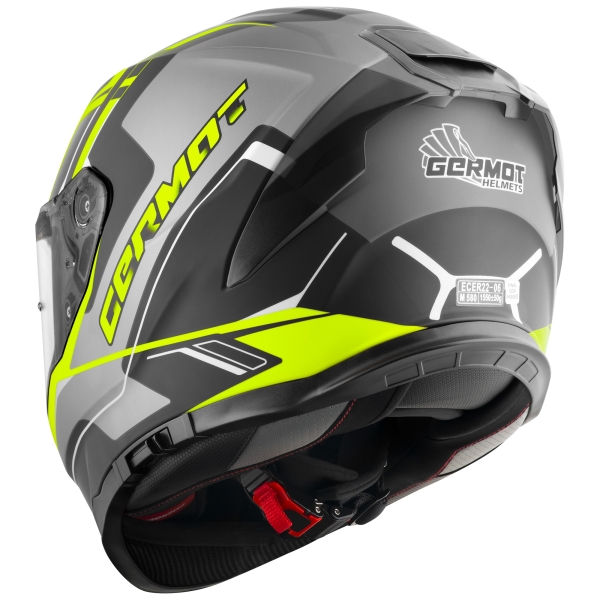 Germot Helm | GM 350 | matt-schwarz/fluo-gelb