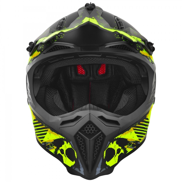 Germot Helm | GM 540 | matt-schwarz/fluo-gelb