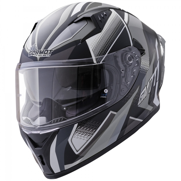 Germot Helm | GM 711 | matt-schwarz/grau