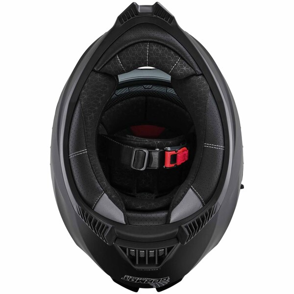 Germot Helm | GM 811 | matt-schwarz/gun-rot