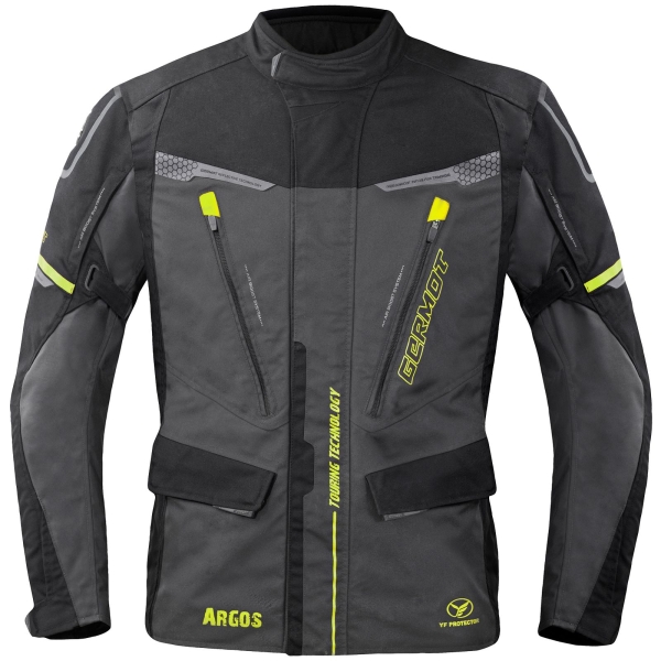 Germot | Jacke | Argos | anthrazit/schwarz-gelb