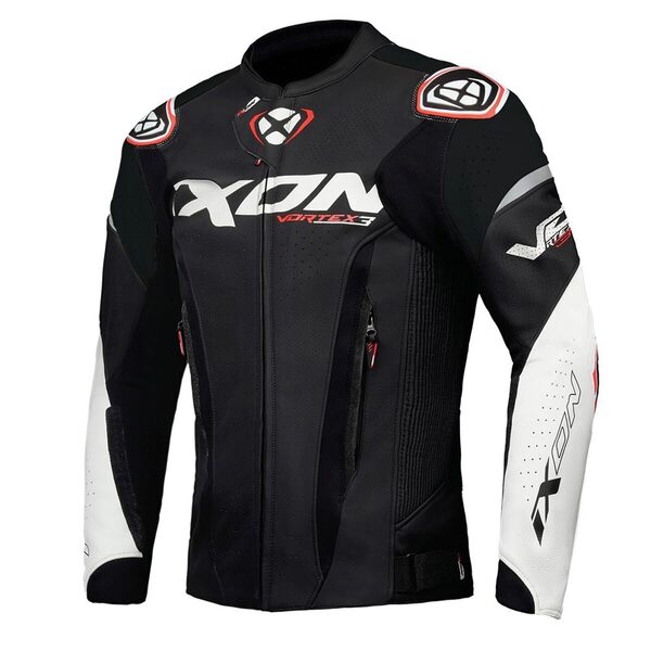 Ixon | Lederjacke | Vortex 3 | Herren | schwarz/weiß