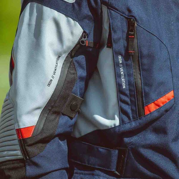Ixon | Textiljacke | Midgard | Herren | grau/navy/schwarz