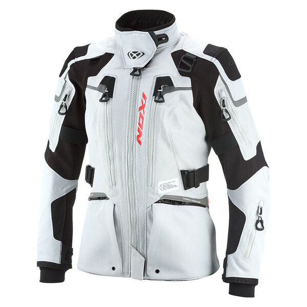 Ixon | Textiljacke | Odin | Damen | hellgrau/schwarz