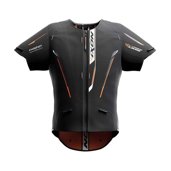 Ixon IX-Airbagweste U05 Herren, schwarz/orange - Größe XS