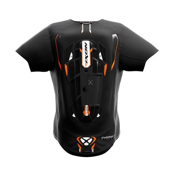 Ixon IX-Airbagweste U05 Herren, schwarz/orange - Größe XS
