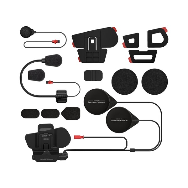 Sena | Universal Helmklemmkit für 60S | mit Universal Mikrofon Kit und Sound by Harman Kardon