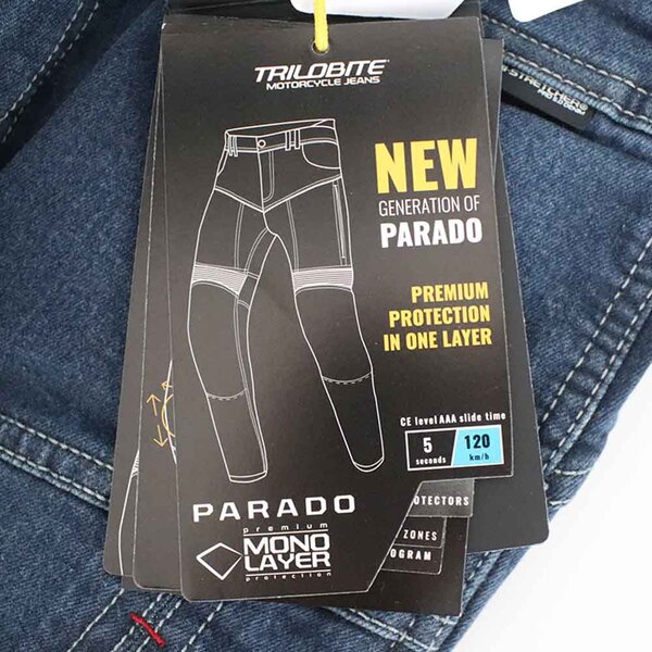 Trilobite Jeans | Parado | Monolayer | CE AAA | Herren | schwarz | Slim Fit | L32