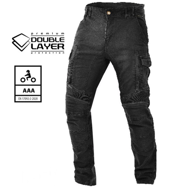 Trilobite Jeans | Acid Scrambler | Doublelayer | CE AAA | Herren | schwarz | L32