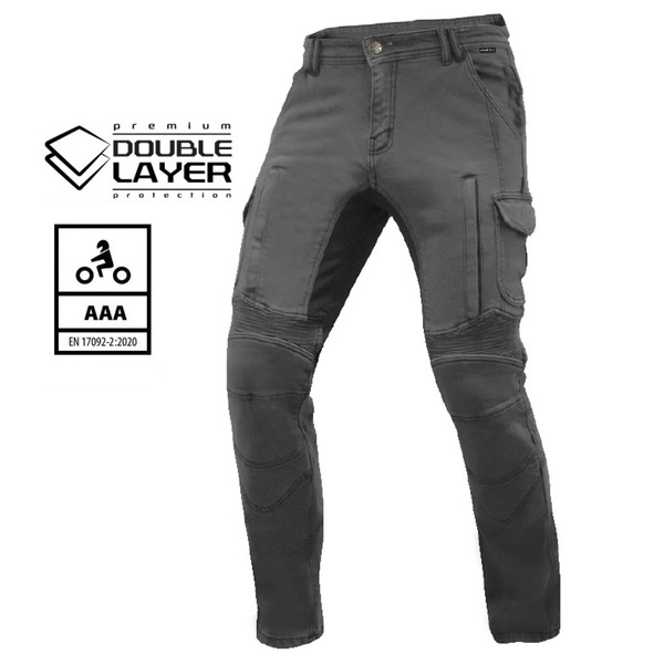 Trilobite Jeans | Acid Scrambler | Doublelayer | CE AAA | Herren | grau | L32