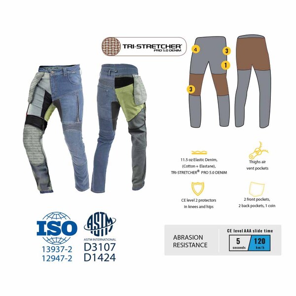 Trilobite Jeans | Parado | Doublelayer | CE AAA | Herren | schwarz | Regular Fit | L30