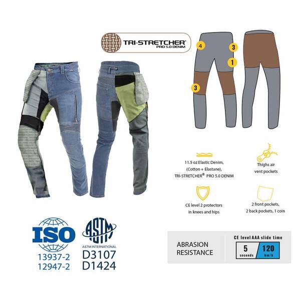 Trilobite Jeans | Parado | Doublelayer | CE AAA | Herren | Rusty braun | Slim Fit | L32