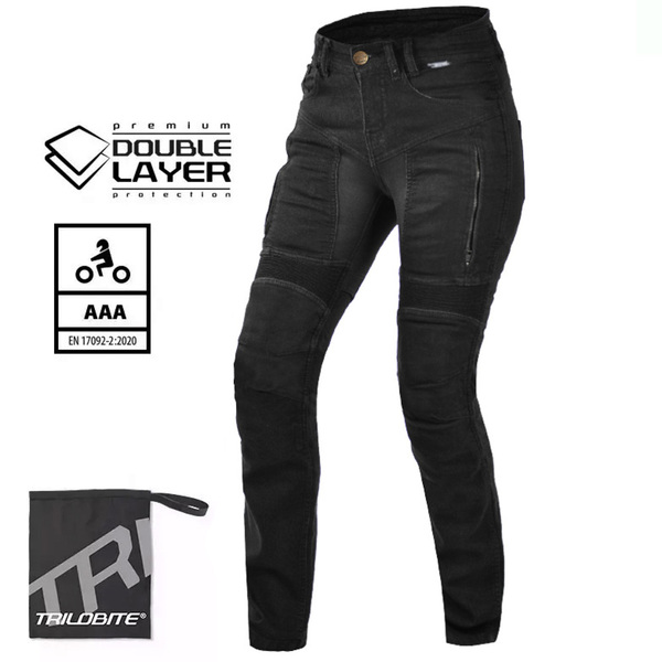 Trilobite Jeans | Parado | Doublelayer | CE AAA | Damen | schwarz | Slim Fit | L34