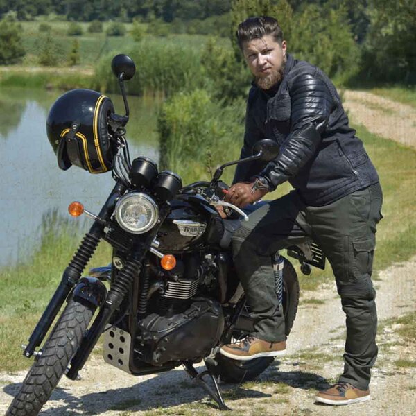 Trilobite Jacke | Acid Scrambler | CE AA | Herren | schwarz