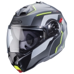 Caberg Helm | Duke Evo | Move | matt-gun metallic/schwarz-fluo-gelb