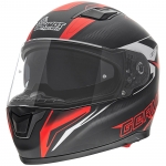 Germot Helm | GM 330 | matt-schwarz/rot