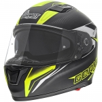 Germot Helm | GM 330 | matt-schwarz/fluo-gelb