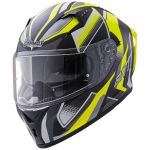 Germot Helm | GM 711 | matt-schwarz/fluo-gelb